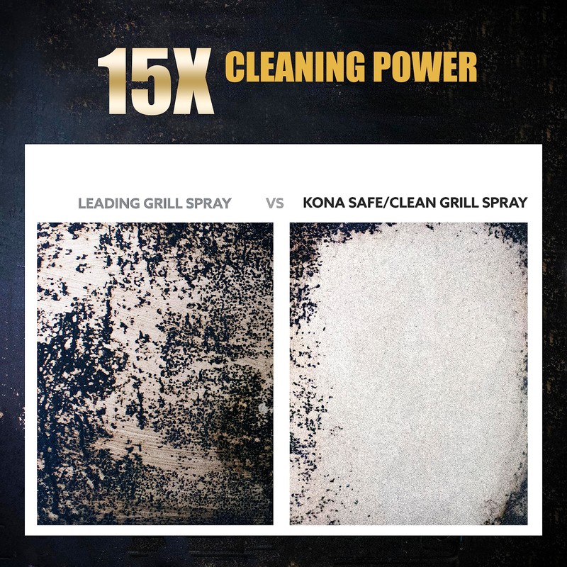 Kona Best Grill Cleaner Concentrate for Outdoor Grill