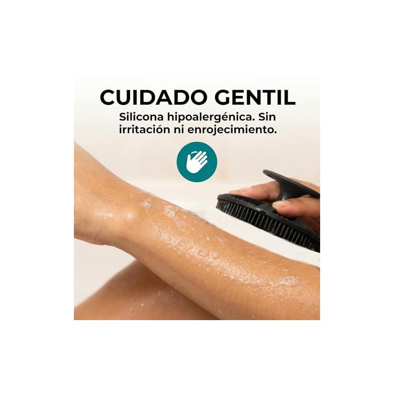 Nivofu Cepillo Corporal de Baño de Silicona, Cepillo Corporal Suave