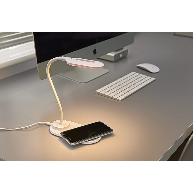 Auraglow LED Flexible Neck Desk Lamp with 3 Colour Modes