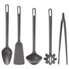 AB CUSTOMS FULLANDAD 5-Piece Kitchen Utensil Set, Grey