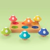 Sassy Mischievous Matching Mushrooms, Sorting Board, Social Emotional Learning Toy,
