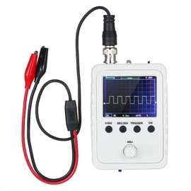 Digital Oscilloscope, Handheld TFT Controller Recognition Waveform Storage Digital Oscilloscope, DIY Portable Oscilloscope 5mV/div-20mV/div DSO150 0-200kHz