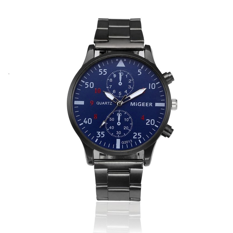 Weicam 4 Pcs Wholesale Watches Men Simple Round Dial Analog