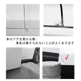 Transparent Car Door Corner Protector, Set of 2, Fits Honda Fit 4th Generation GR Series GR1/2/3/4/5/6/7/8 R2.2~/New Civic Hatchback (CIVIC) FL1 FL Series R3.9~/New Civic Sedan FL Type Corner Guard