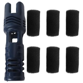 Qblahip For Polaris Pool Cleaner 280, 3900 Sport, 380, 360, 180 Replacement Tail Scrubber Sweep Pro with Scrubber, 1x Tail Sweep Pro with 6x Foam Scrubber for Polaris Three Wheel Pressure Cleaners