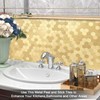 BeNice Peel and Stick Backsplash Hexagon for Kitchen 3D Adhesive