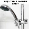 UPIQNG Slide Bar Shower Bracket Shower Head Holder Adjustable Hand