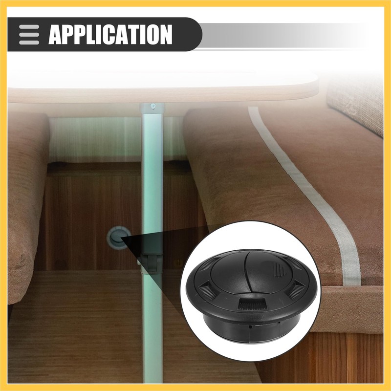 REPAIROCK Universal Dashboard Air Conditioning Outlet Vent Round Air Vent