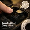 IEM Case for Wired Earbuds, in Ear Monitor Bag Compatible