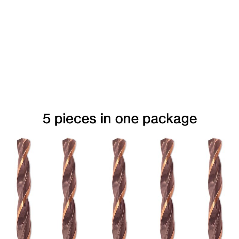 Professional 8.0 mm x 5 pieces HSS drill bits for
