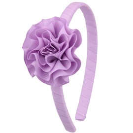 7Rainbows 1 Pcs Purple Carnation Flower Mothers Day Headbands Gift for Mom Girls Toddlers Teens.