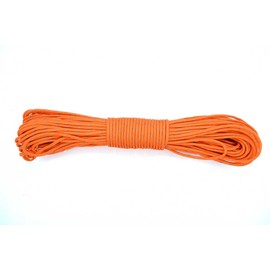 100FT Reflective Paracord 7 Core 550 Parachute Cord (Neon Orange)