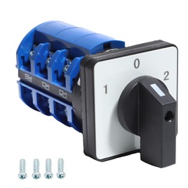 XINTAIHELE Universal Rotary Changeover Switch 690V 63A 3 Position 3 Phase Changeover Cam Selector Switch