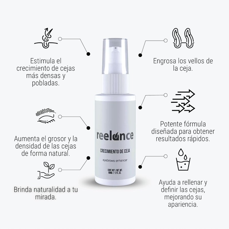 Tres Reelance Potenciador para Crecimiento de Ceja 60 ml