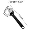 LKTFATD 4'' Mini Adjustable Spanner, Compact Adjustable Wrench for Mechanical,
