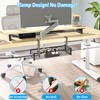 Under Desk Cable Management Tray, SONATURE Cord Organizer with Clamp