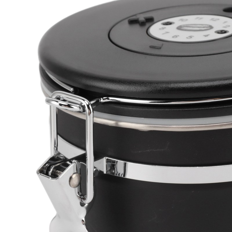 Airtight Coffee Canister 1.2L 304 Stainless Steel Coffee Bean Storage
