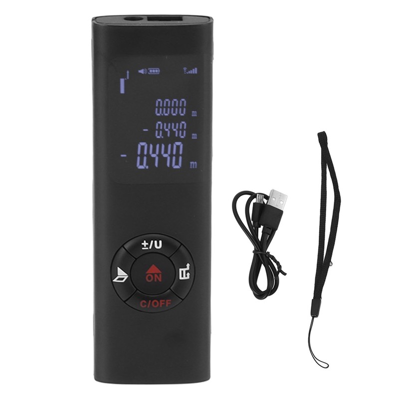 High Accuracy Handheld Laser Distance Meter Maximum Measuring Distance 40m