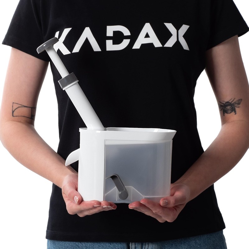 KADAX Plastic Cherry Pitter with Large Collection Container, Cherry Stone