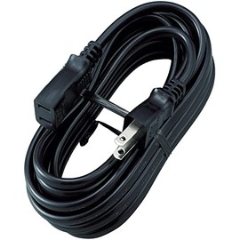 TRUSCO TKC15-2 Extension Cord, 15A, 6.6 ft (2 m)