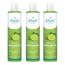 Pack 3 Shampoo Bergamota Sheló Nabel