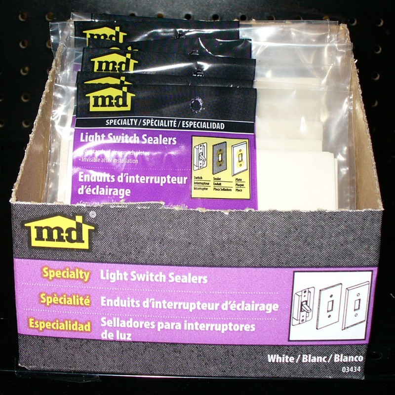 M-D Building Products 3434 M-D 0 Closed-Cell Insulating Wall Plate