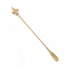 GLOBEDECOR Long Shoehorn Brass 2ith Fleur Di LIs Top 23"