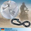 valonic Claw S-Hook with Safety Clasp, Rubberised, 650 kg, Carabiner