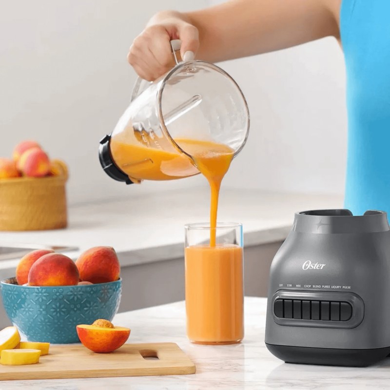 Oster 8-Speed Glass Jar Blender with Dishwasher Safe 20oz Blend-n-Go