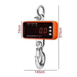 Brandless 장력 측정기 푸쉬풀게이지 인장 강도 시험기 텐션 미터 [1t 리모컨 포함] Tension Meter Push Pull Gauge Tensile Strength Tester [1t Remote Included]