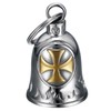 BOBIJOO JEWELRY - Clochette Moto Croix Templer Porte-Bonheur Mocy Bell