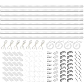 Barrina T5 Grow Lights for Indoor Plants, 3FT 128W (8 X 16W) Full Spectrum Grow Light with Separate Switch, Linkable Grow Lamp, Indoor Plant Lights for Growth, Plug and Play, 5000K, 8 Packs