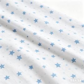 various Set Lenzuola Lettino Neonato 60x120 cm, 100% Cotone Extra Morbido, Include Lenzuolo con Angoli, Lenzuolo Sopra e Federa, Biancheria Letto Bambino Traspirante Motivo Stelle Blu