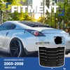 HECASA Rear Windshield Louvers Sun Shade Cover Window Compatible with
