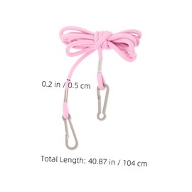 GANAZONO 2pcs Mitten Clips Elastic Strap Glove Holder for Boy Girl and Adults Hat and Glove Clips Vibrant