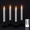 Wondise Flameless Window Candles with Timer & Remote, Battery Operated