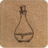 'Mysterious Potion' Square Cork Trivet/Pot Stand (TR00027342)