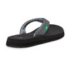 Sanuk Women's Yoga Mat Flip Flop, Charcoal, 5 M US