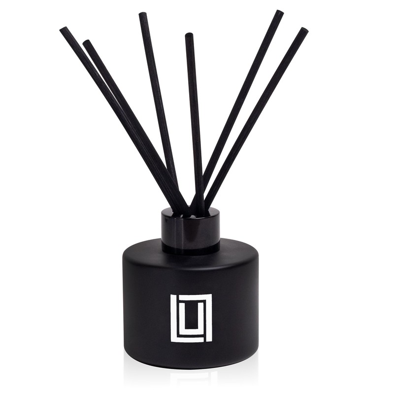 Reed Diffuser Set, Jasmine, Oud & Sandalwood, 6 Reed Sticks,