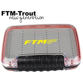 FTM Spoonbox 15.4 x 10.6 x 4.5 cm – Bait Box for Blinkers & Spinners, Fishing Box for Spoons, Tackle Box for Artificial Bait, Indicator Box