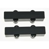 KAISH Set of 2 Black Sealed Closed Bass Pickup Covers