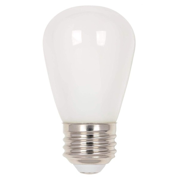 Westinghouse Lighting 5511520 1.2 (15-Watt Equivalent) S14 Frosted, E26 (Medium) Base (4 Pack) LED Light Bulbs, Frost