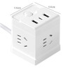 Power Strip with USB, Cube Charging Station Protector, Power Outlet