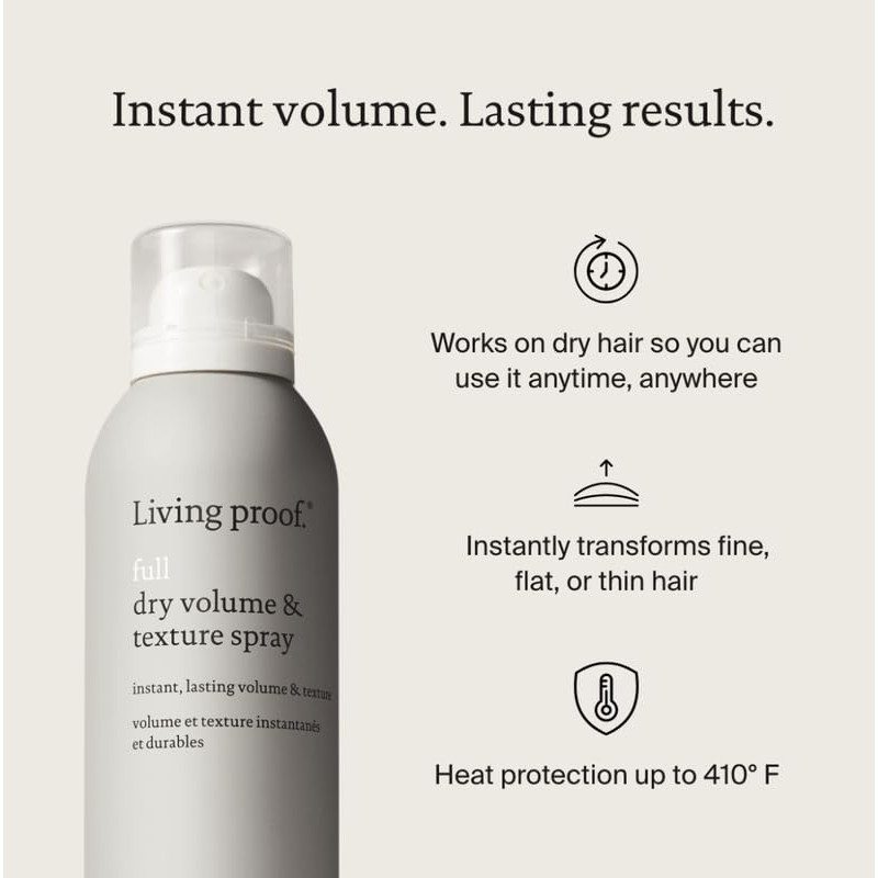 Living Proof Full Dry Volume & Texture Spray for Fine