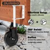 DURIGID 5” Spring Loaded Gate Caster with Side Foot Break