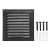 PATIKIL 8"x8" Aluminum Gable Vent, Exterior Wall Outlet Vent Square