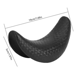 Qixuer Salon Neck Pillow, 2 Pieces Hair Wash Neck Pillow Black Salon Neck Rest Hair Wash Tub Neck Headrest for Hairdressing Salon Sink for Washing Hair in Bed Suitable for All Shampoo Bowls