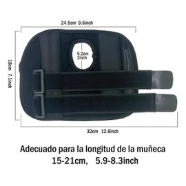 Newgoal Muñequera para Túnel Carpiano y Tendinitis - 3 Férulas de Aluminio Ajustables - Soporte para Esguinces, Artritis Reumatoide y Torceduras - Muñequera de Compresión para Mano Izquierda (Lado Izquierdo)