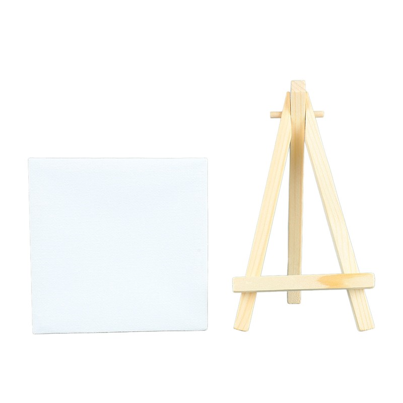 10Pcs Mini Easel Stand 5.9in High 3.1in Wide Adjustable Slope