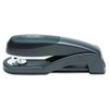 Optima Full Strip Desk Stapler, 25-Sheet Capacity, Graphite Black